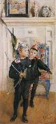 Carl Larsson Ulf and Pontus oil painting reproduction